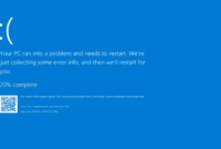 Blue Screen of Death (BSOD)