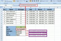 Dalam fungsi VLOOKUP, apa yang dilakukan oleh parameter