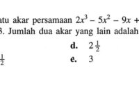 Tentukan salah satu akar dari persamaan tak linear f(x) = x3 - 3x pangkat 2 - 0,5 dengan metode biseksi . Jika diketahui nilai awal a = 0 dan b = 3,5...