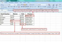 Fungsi INDEX digunakan untuk mencari tahu nilai atau referensi sebuah cell dengan memasukkan informasi.....