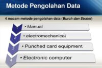 Pengertian pengolahan data lanjutan