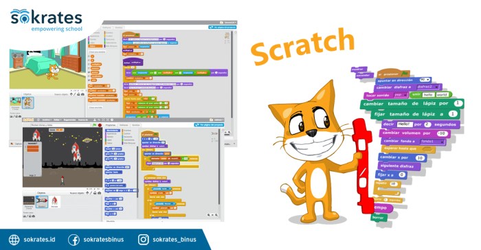 Selain menjadi bahasa pemrograman. Scratch juga merupakan ....